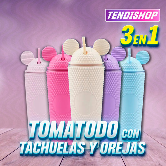 Tomatodo 3 en 1 con Tachuelas y Orejas