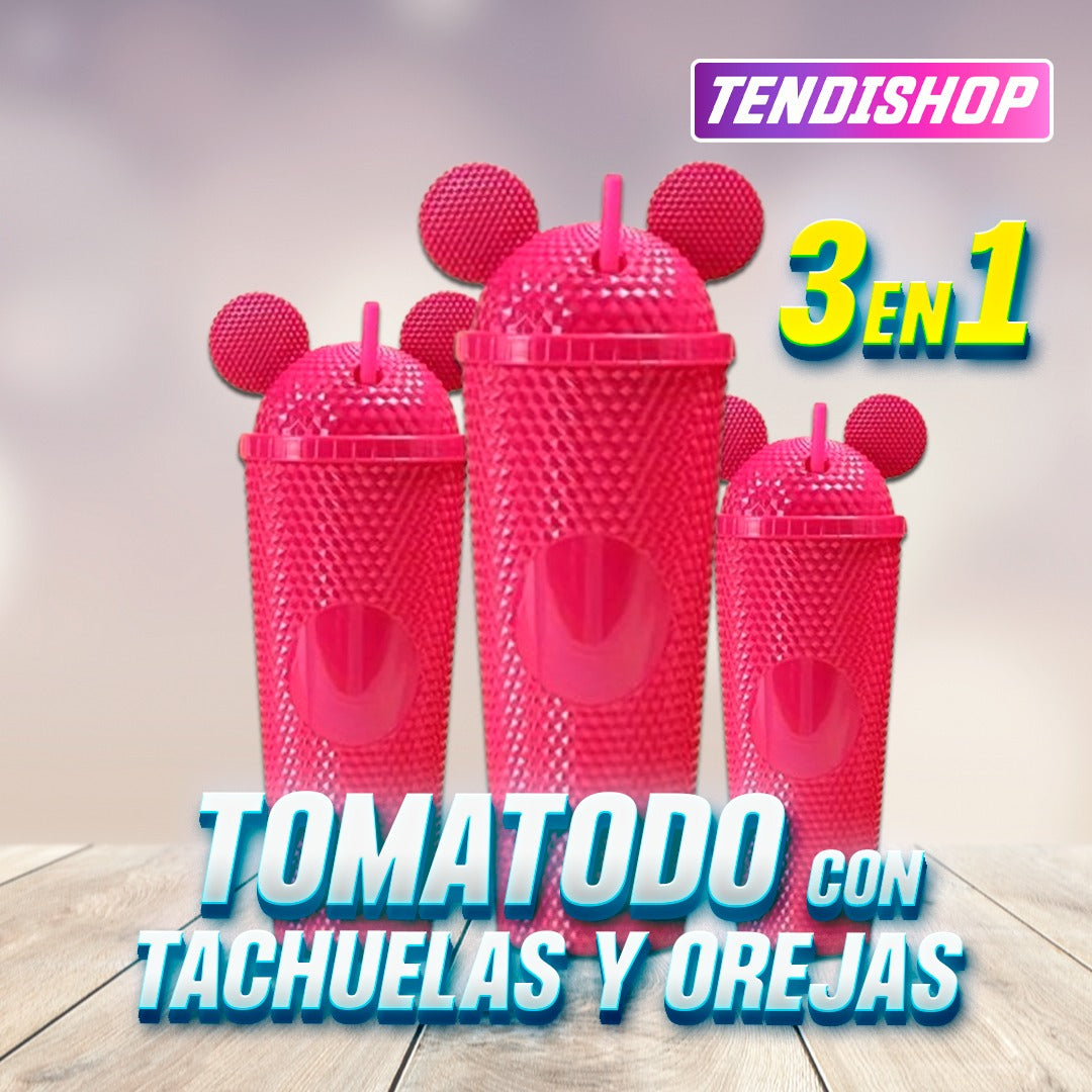 Tomatodo 3 en 1 con Tachuelas y Orejas